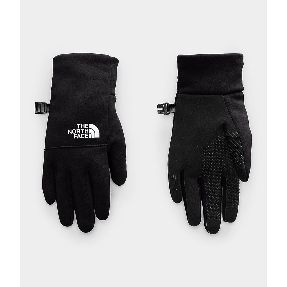 The North Face Gloves Youth Australia - The North Face Recycled Etip™ Black (IZM-203576)